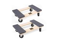 MaxWorks Furniture Moving Dolly 2 Pack