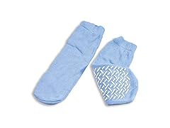  Dynarex Slipper Socks; Large Sky Blue 4