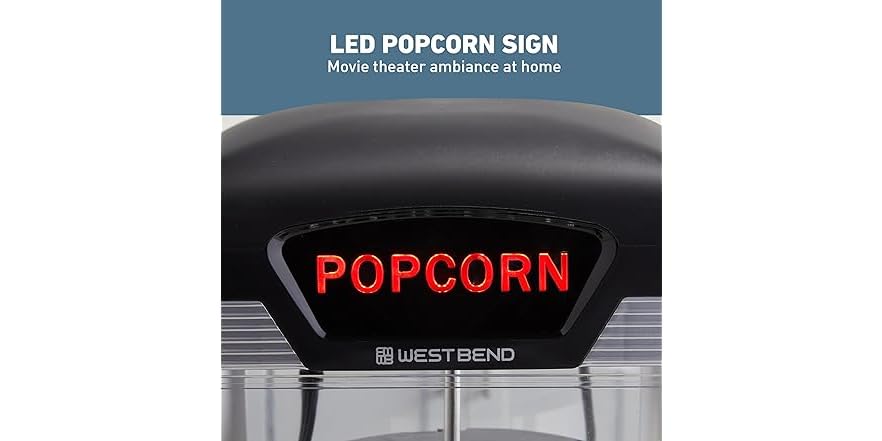 4 Qt Gourmet Popcorn Maker Machine 4 Qt Gourmet Popcorn Maker Machine