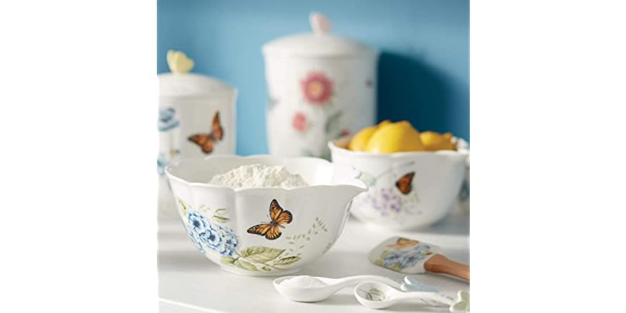 Lenox 890914 Butterfly Meadow 2-Piece Porcelain Dessert Bowl Set, Blue, 4.75" : Buy Online At Best Price In KSA - Souq Is Now