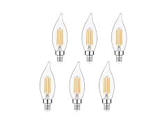 Sigalux E12 LED Candelabra 60W 2700K 6pk