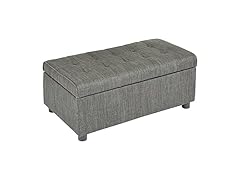 FIRST HILL FHW Arlos Rectangular Fabric Ottoman