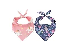 Pawskido 2 Pack Easter Dog Bandana
