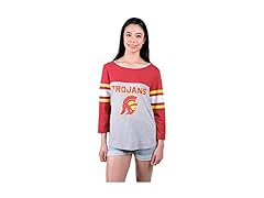 Ultra Game Women's Red L/S Polo (M)