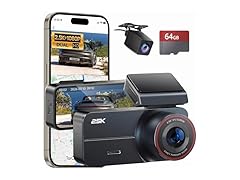 Yonvim 2.5K Dash Cam Front Rear 64GB