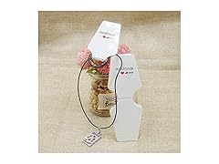 AKOAK 100 Pcs Kraft Paper Necklace 