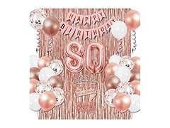80th Birthday Party Decorations Set