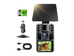FKPCAM 4K 64MP Solar Trail Camera