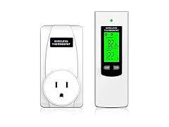 Programmable Wireless Plug in Thermostat Outlet