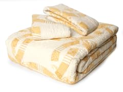 Wedding Ring Butter Full/Queen Quilt Set