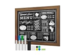 SHANTRA 36"x24" Magnetic Chalkboard -