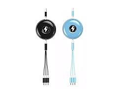3-in-1 Retractable USB-C Charging Cable