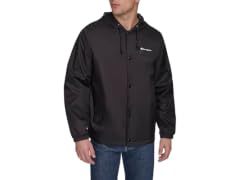 Champion Men's (L) Men's Hooded Coaches Rain Black