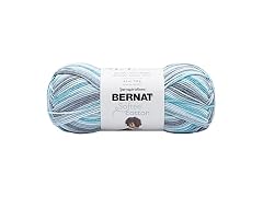 Bernat Softee Cotton Yarn for Crocheting Soft, Blue Waves