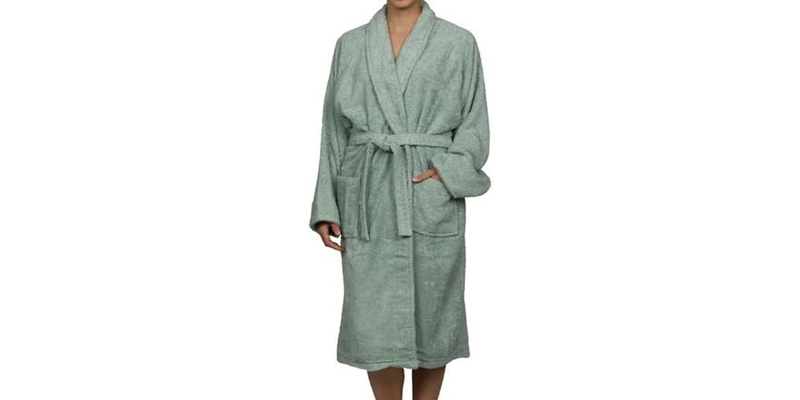 100% Combed Cotton Terry Cloth Robe