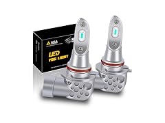 Alla Lighting 8000K Ice Blue LED H10 9140 Upgrade