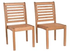 Eucalyptus Stackable Chair without Arms