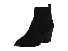 The Drop Women's Sia Pointed Toe Western Ankle Boot
