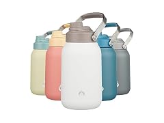 BJPKPK Half Gallon Insulated Water Bottles, 64oz 