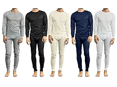Asst Mens Winter Thermal Top & Bottom Set
