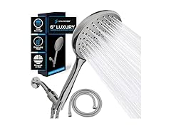 6" Handheld Shower Head w/ 6ft Hose