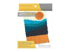 Dimensions Colorful Sunset Beginner Latch Hook Kit