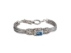 Greg Anthony Bali Genuine Gemstone Adjustable Bracelet