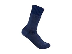 Carhartt Mens Boot Sock (Large) Navy