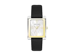 Anne Klein Womens Leather Strap Watch