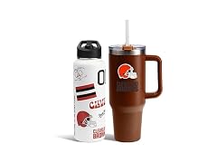 CLEVELAND BROWNS Bottle & Tumbler Set