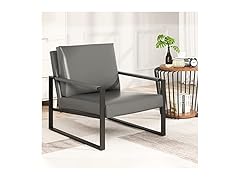 AWQM Modern PU Leather Accent Chair