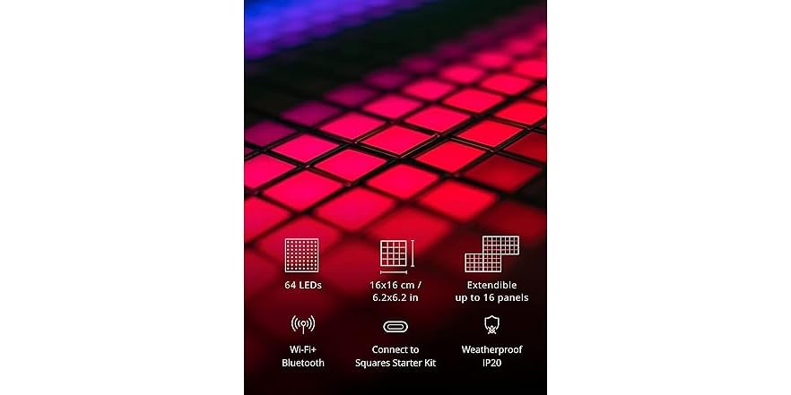 Twinkly Squares Master Panel, RGB LED Panel