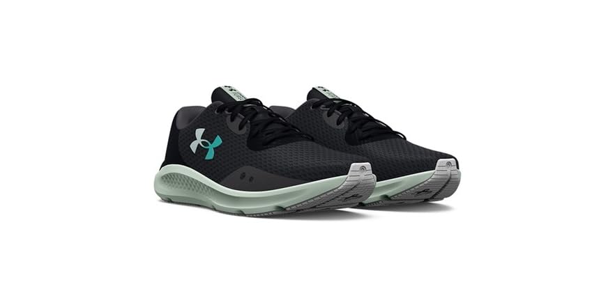 Buyr.com | Road Running | Under Armour Men's Charged Pursuit 3 Sneaker, Black (003)/Black, 7