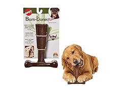 SPOT Bam-Bones Plus T-Bone Dog Chew Toy, 7"