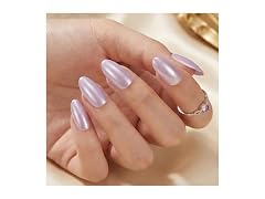 Press On Nails Short Almond Fake Nails