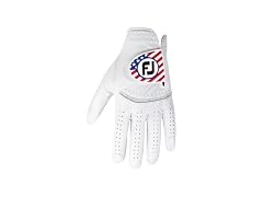 FootJoy Women's StaSof Golf Glove, USA Flag, Large, Worn on Left Hand