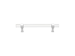  5" Acrylic Cabinet Pulls Chrome 10Pk