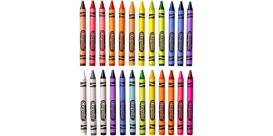 Crayola Crayons Assorted Colors, 24 Ct