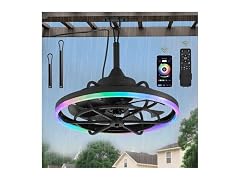Fanbulous 20" Outdoor RGB Ceiling Fan