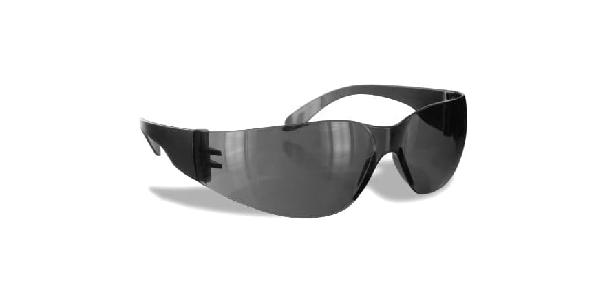 Rugged Blue Diablo Safety Glasses - Gray Lens, Pack Of 12 - ANSI Z87.1 Certified, UV Protection - View #8
