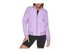 Levi's Women (M) Diamond Quilted Jacket Lilac Mist