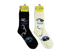 Foozys Police Man Crew Socks 2 Pair 10-13