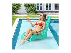 Homenjoy Apple Green In Pool Chair