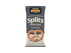 1PK Unique Snacks Extra Salt Splits Pretzels