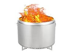 27in Smokeless Fire Pit Stainless