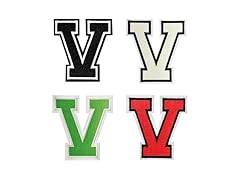 ZLETTERY 4Pcs 3.14 inch Iron on Letter