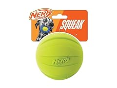 Nerf Dog Rubber Ball Dog Toy with Squeak