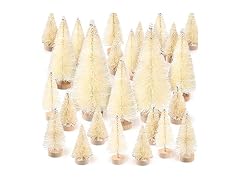 SATINIOR Chuangchou 60 Pieces Artificial Mini Sisal Trees