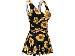 Aontus Girls (16-18) One-piece Skirted Swimsuit