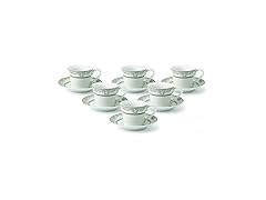 Lorren Home Trends Juliette-6 Espresso or Demitasse Cups
